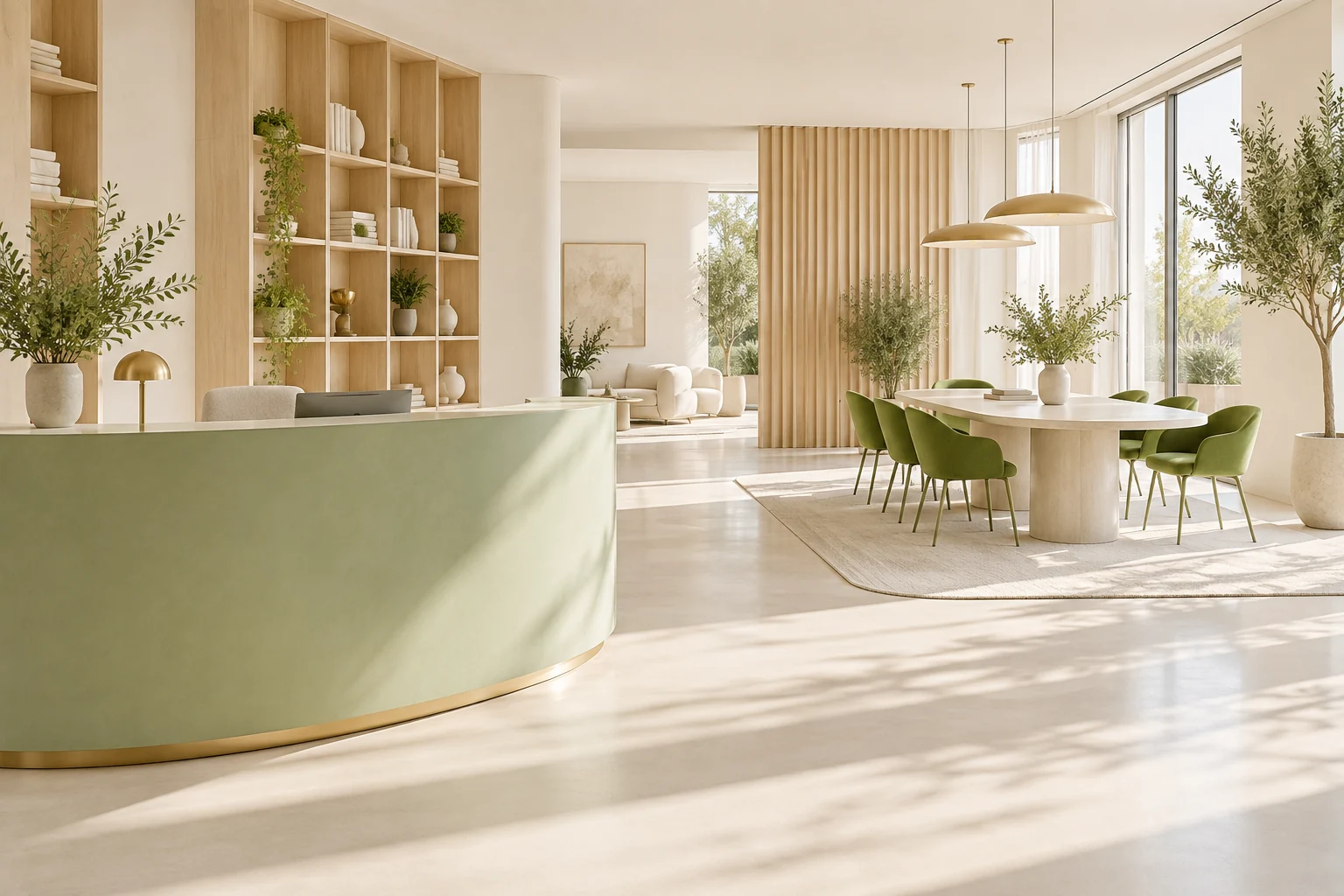 Concept de mobilier pentru spații de afaceri